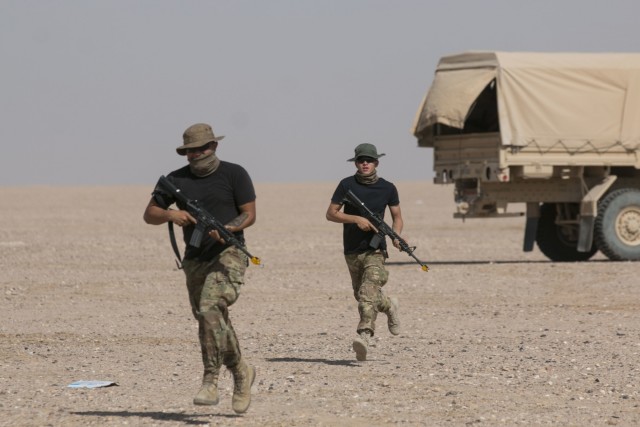 Look out below! Cav troopers train on emergency resupply