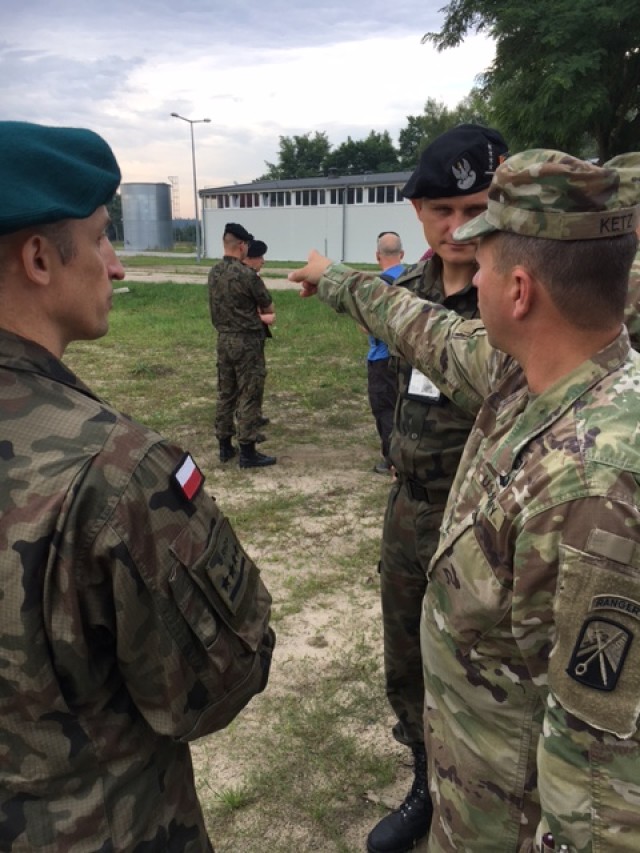 16th STB leads site survey with logistics planners for 2-1 ABCT support