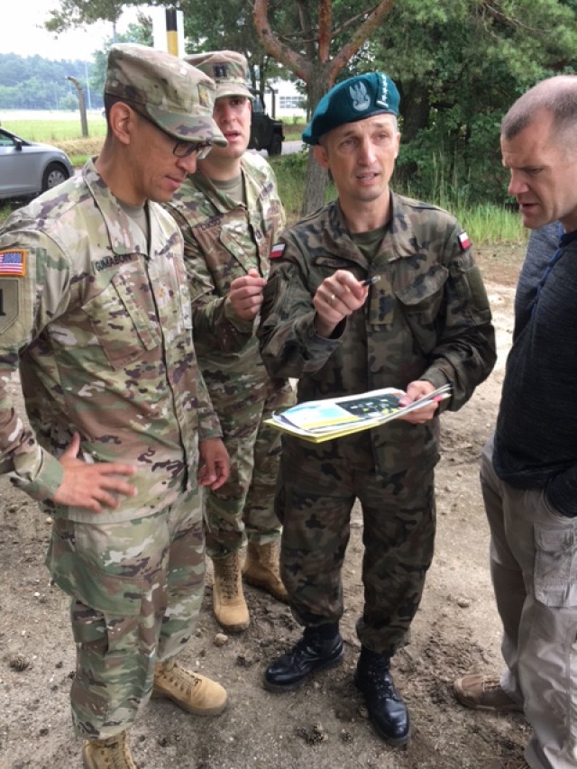 16th STB leads site survey with logistics planners for 2-1 ABCT support