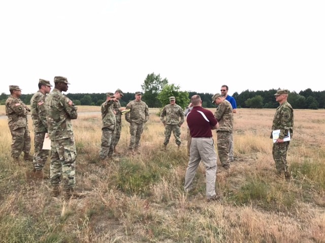 16th STB leads site survey with logistics planners for 2-1 ABCT support