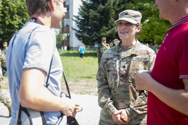 Saber Guardian: Civil affairs soldiers pave way for Danube Bridge crossing & static display