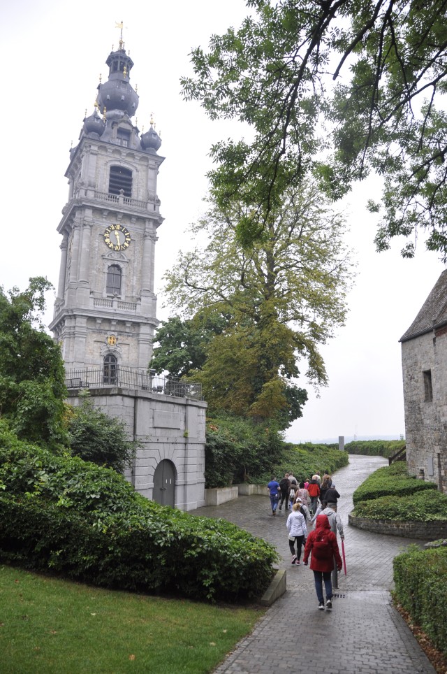 Newcomers visit the Mons Belfry