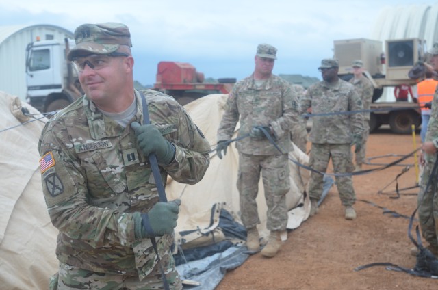 13th Expeditionary Sustainment Command Trains in Africa