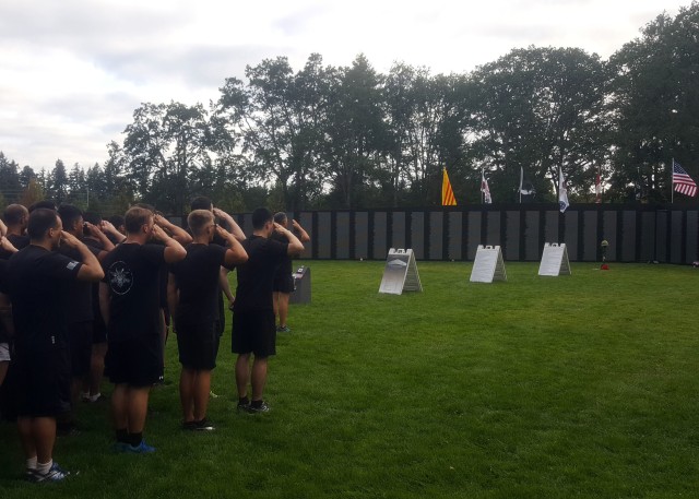 Soldiers run down history