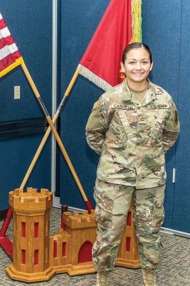 Pfc. Samantha Carrillo of Fort Riley