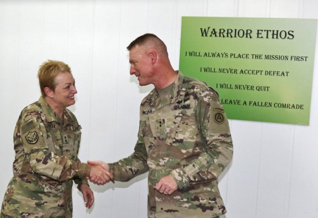 Senior leaders visit deployed troops