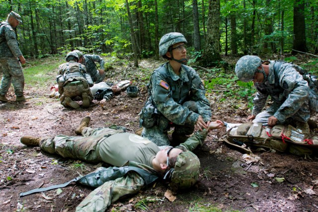 Maine National Guard medics practice crucial table eight skills