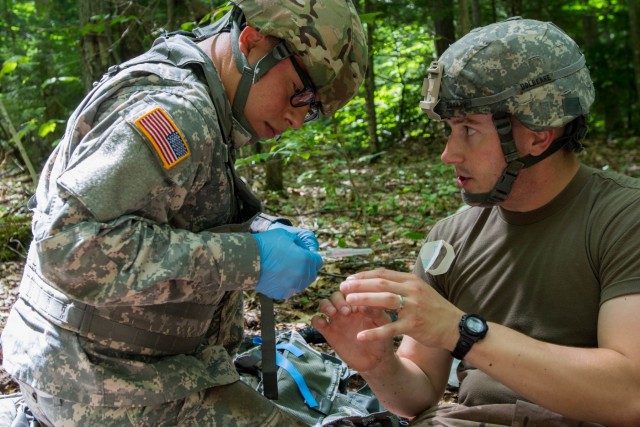 Maine National Guard medics practice crucial table eight skills