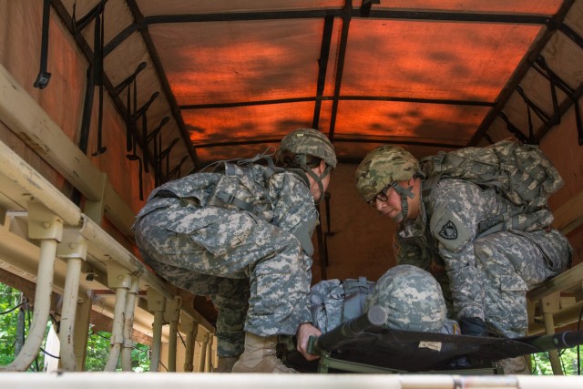 Maine National Guard medics practice crucial table eight skills