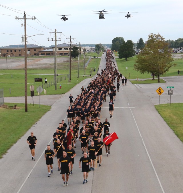 101st Airborne Division Kicks-Off 75th Anniversay Celebration with a division run