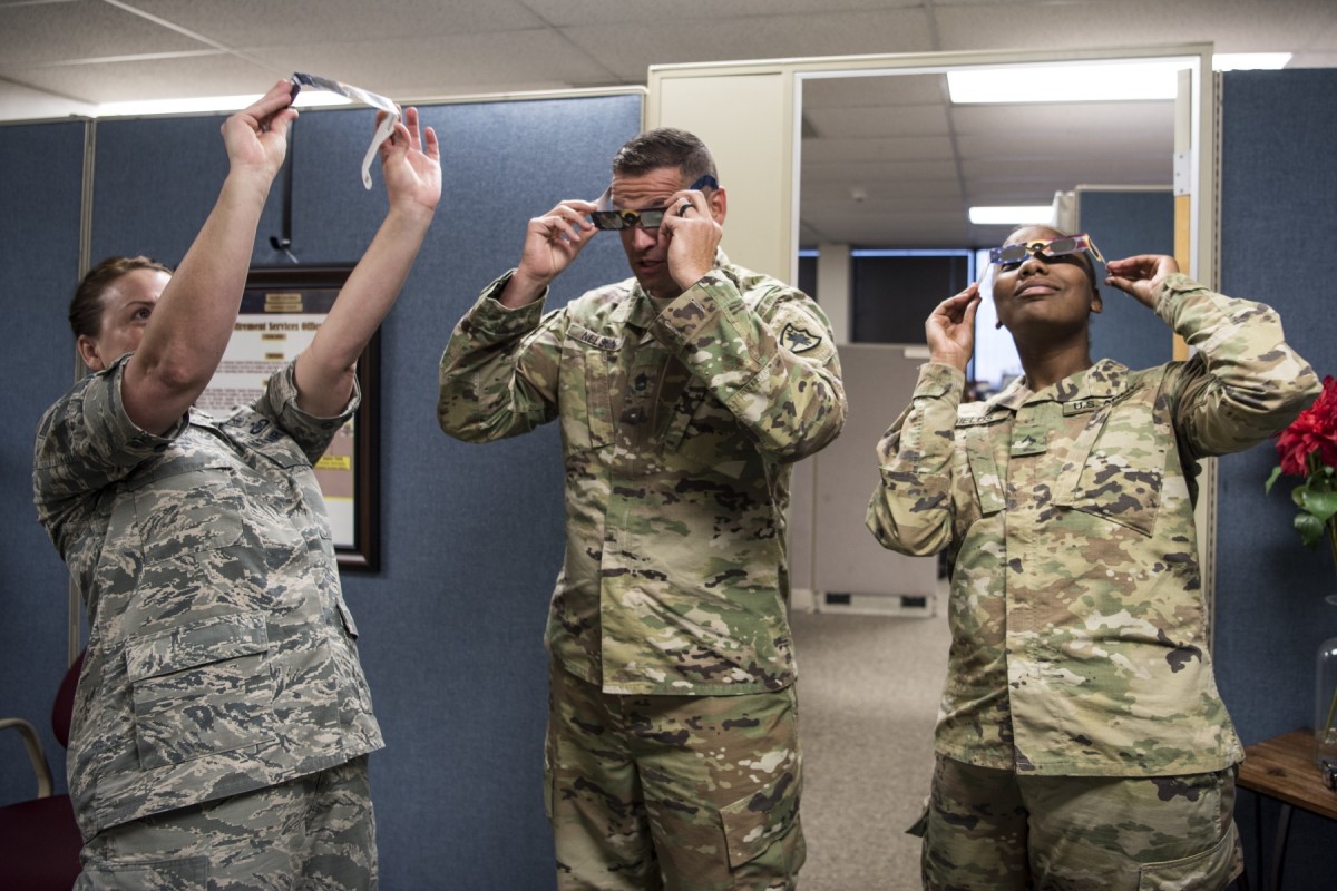 Soldiers gear up for solar eclipse Article The United States Army