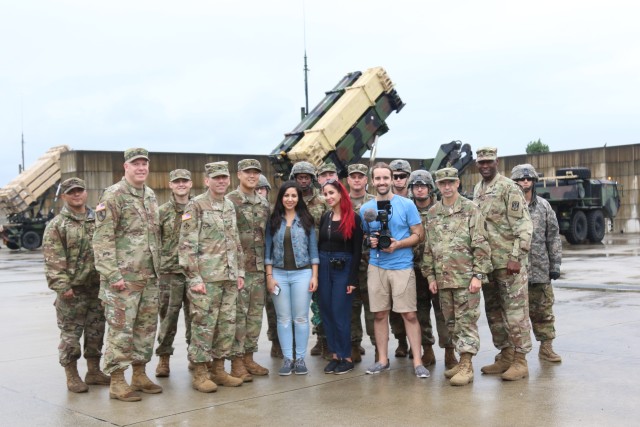 AJ+ and 35th ADA BDE Officers and Soldiers