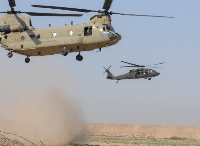 Task Force Rough Riders completes joint aviation training with Iraqi Security Forces