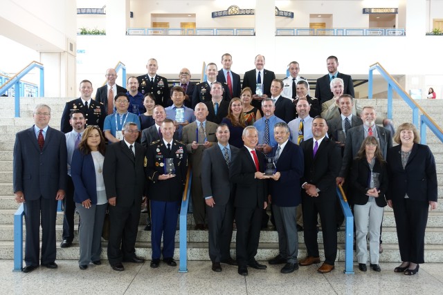 Secretary of the Army Energy and Water Management Award recipients