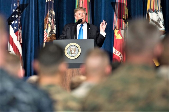 President addresses nation from Fort Myer