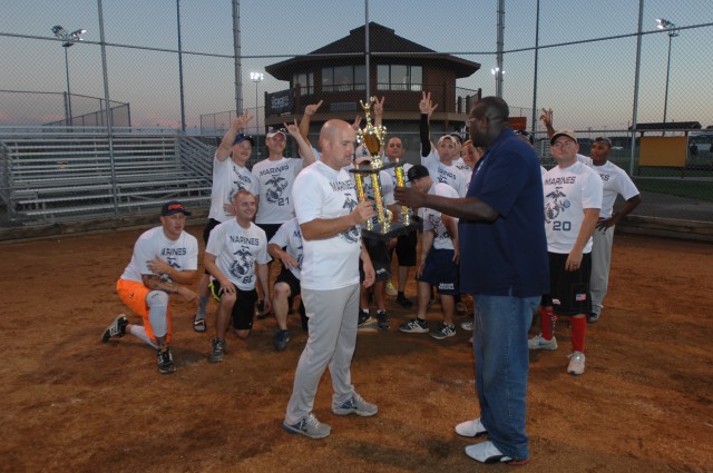 Marine Det. repeats as Fort Leonard Wood softball champs