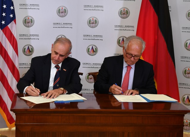 Marshall Center and Munich Security Conference Sign Agreement