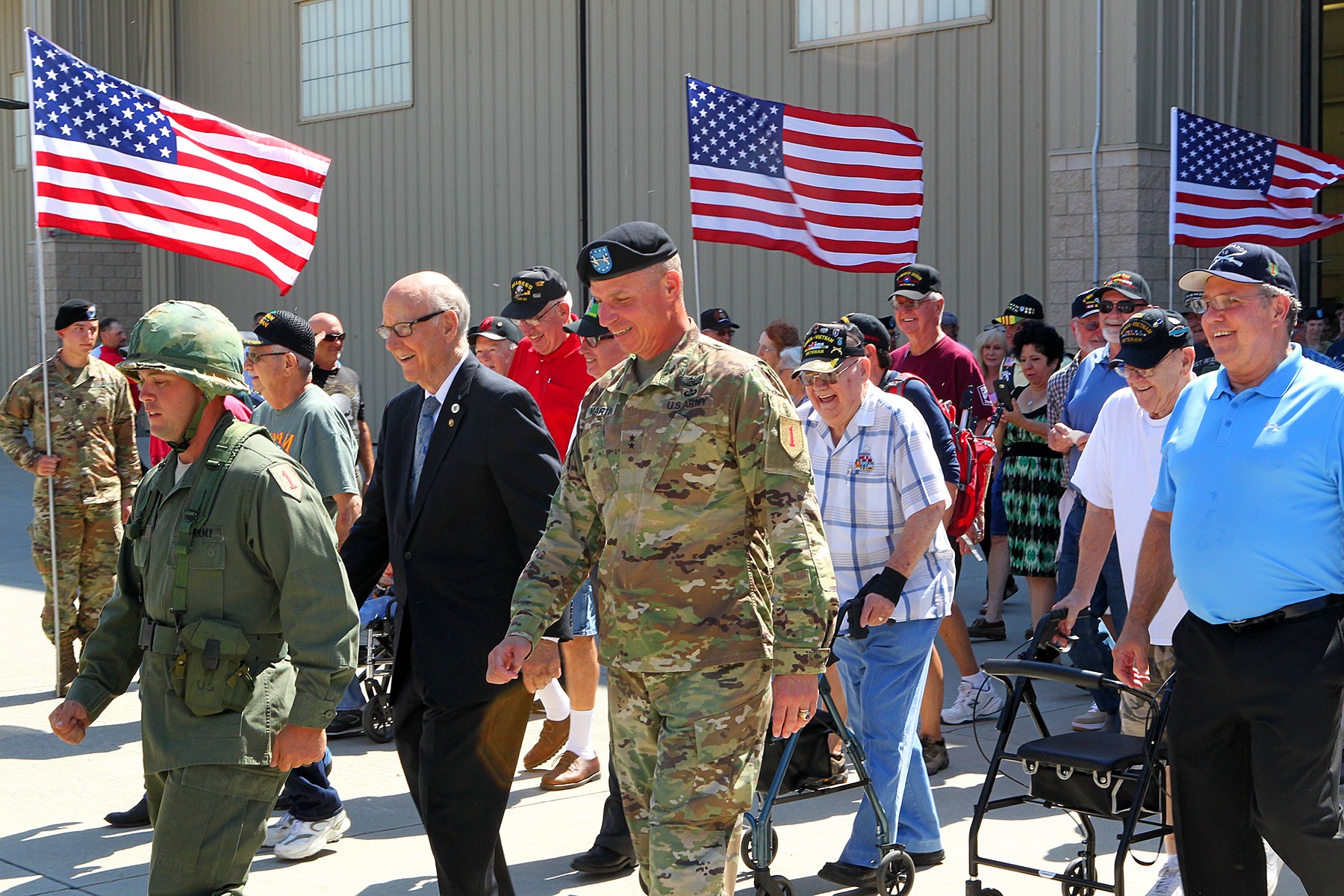 'Big Red One' honors Vietnam veterans with ceremony