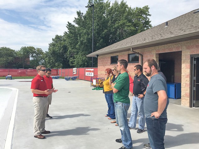Manhattan, Kansas Parks and Recreation visited Fort Riley team up for an Army initiative called the Army Community Partnership Program.