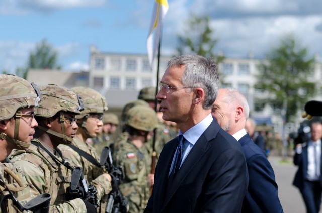 NATO Secretary General visits Battle Group Poland