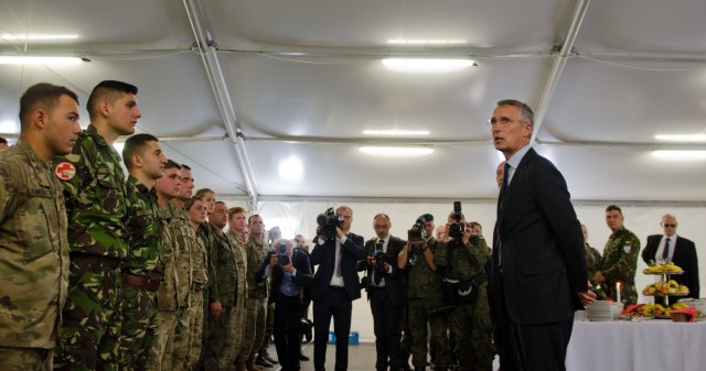 NATO Secretary General visits Battle Group Poland