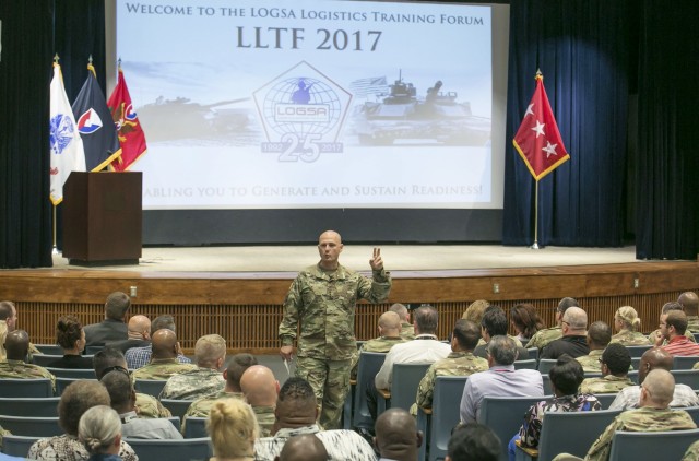 LTG Daly Speaks to Logisticians