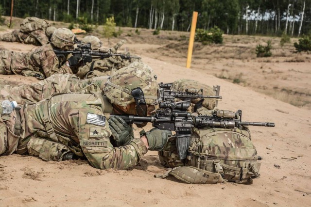 1-66 Armor riflemen compete in Lithuanian Best Infantry Squad contest