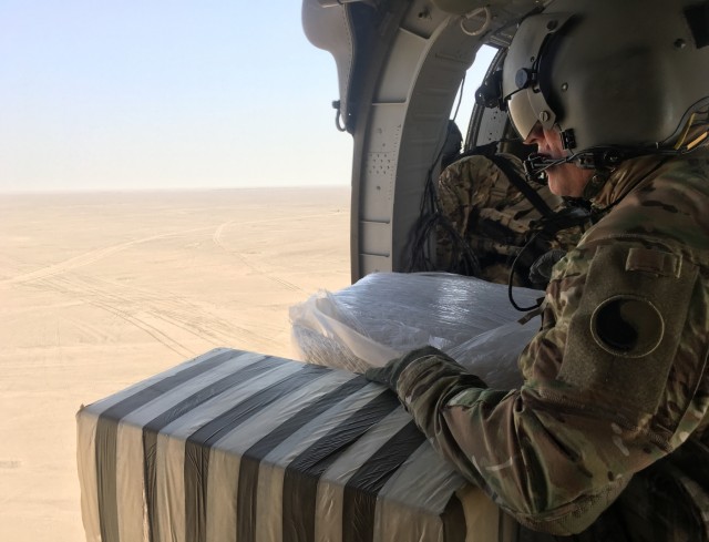 29th CAB Soldiers expand logistical capabilities from the ground to the sky