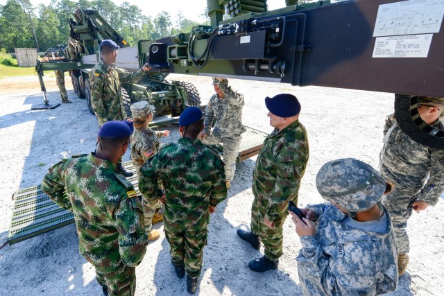 South Carolina Army National Guard engineers bridge partnership with Colombian army
