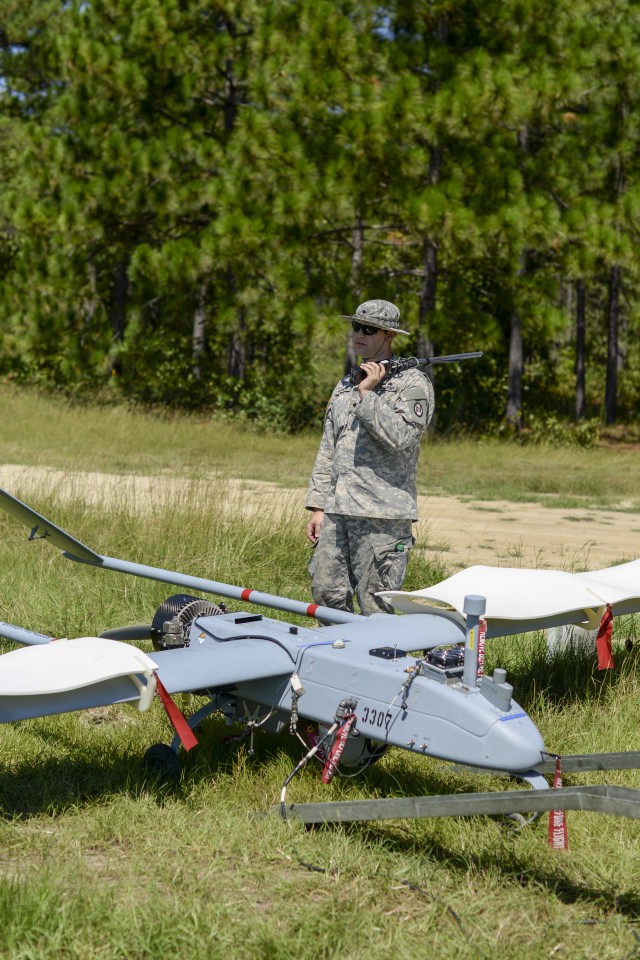 North Carolina Guard trains on newest version of the Shadow Unmanned Aerial System