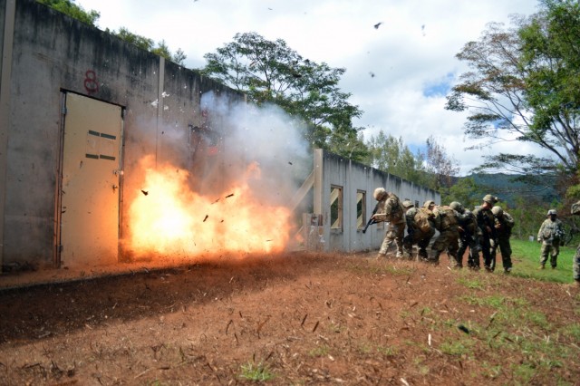 Combat Engineers, Marines make a bang with door breaching