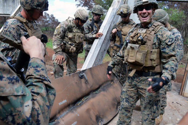 Combat Engineers, Marines make a bang with door breaching