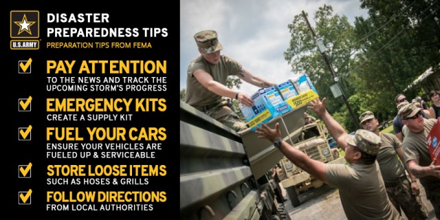 Army offers simple tips for Soldiers, civilians to prepare for Hurricane Irma