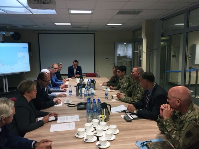 Going to Gdansk: 21st TSC, HQ staff visit with Polish civic leader