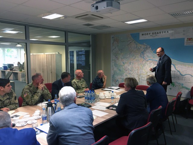 Going to Gdansk: 21st TSC, HQ staff visit with Polish civic leader