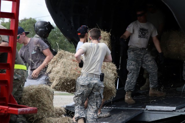 Texas National Guard joins operation hay drop