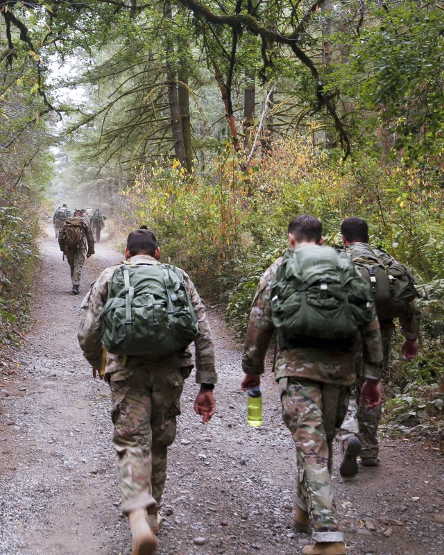 1st SFG (A) Soldiers march for physical, mental and spiritual health