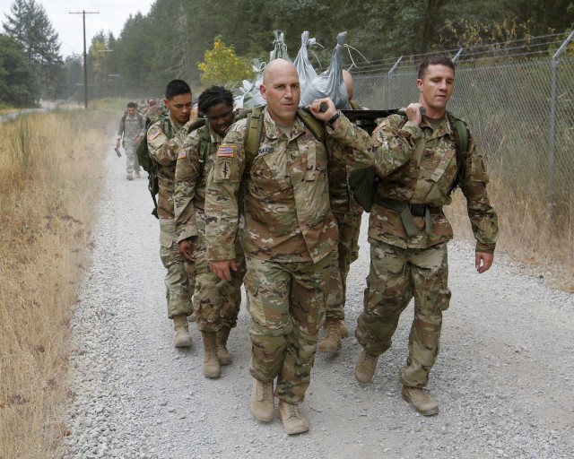 1st SFG (A) Soldiers march for physical, mental and spiritual hea