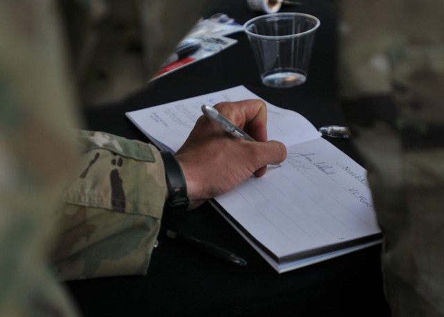 Oklahoma Army National Guard Soldiers marry while activated for Hurricane Harvey relief efforts