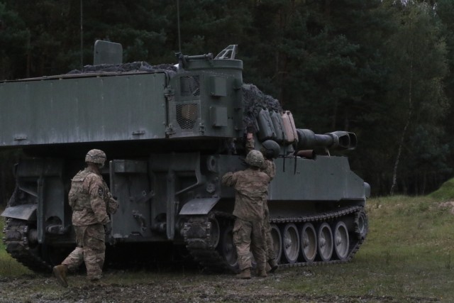 3-29 FA Soldiers Conduct Direct Fire Exercise