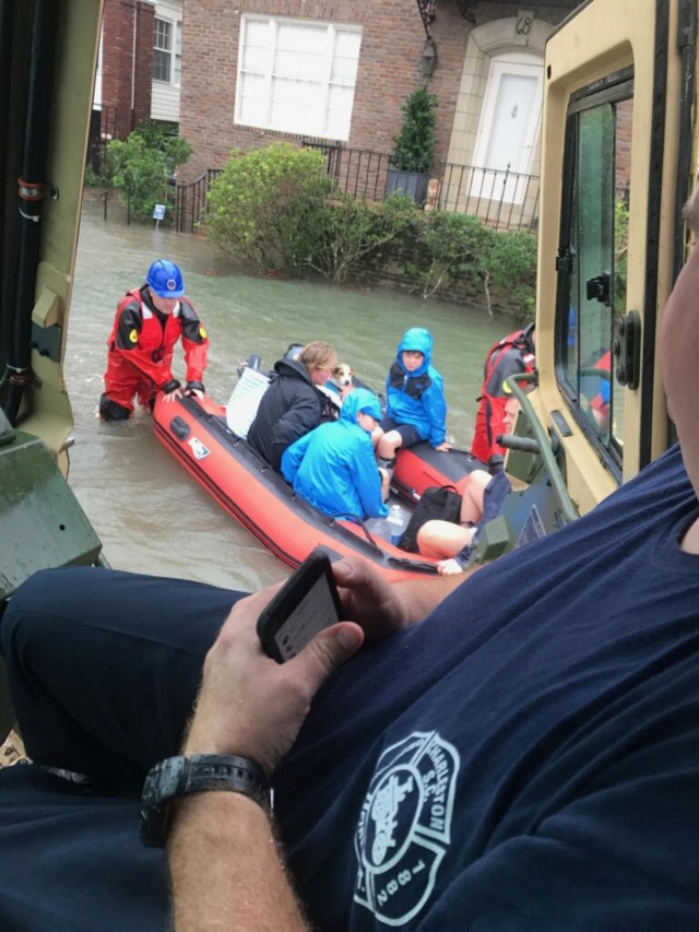 South Carolina Army National Guard conducts high-water rescues after Irma