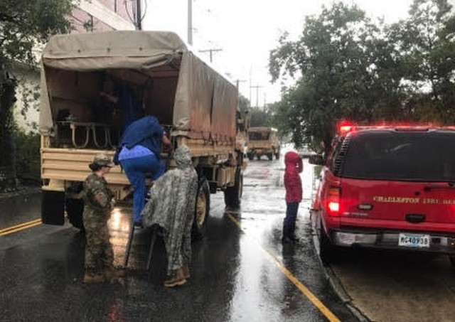 South Carolina Army National Guard conducts high-water rescues after Irma