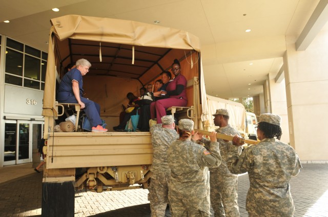 South Carolina Army National Guard conducts high-water rescues after Irma