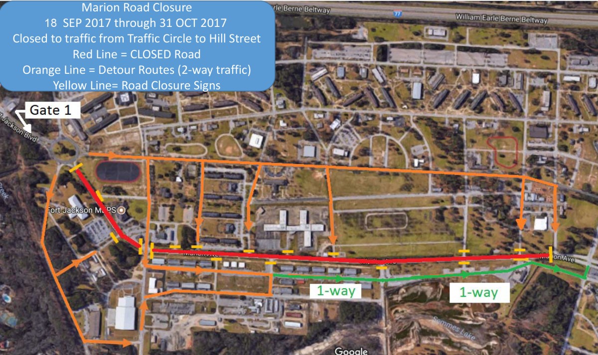 Marion Road to temporarily close for repaving Article The United