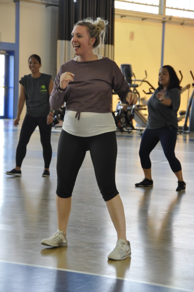 Zumba at IMCOM Europe Fitness Day