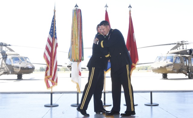 Army Reserve aviator pins first star
