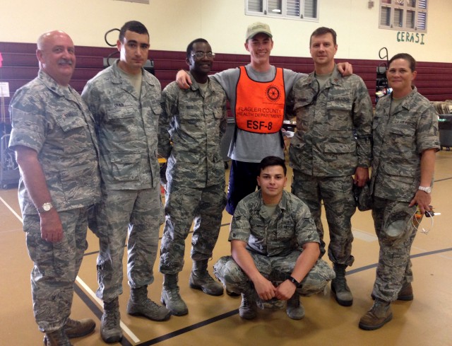 Florida Guardsmen run Hurricane Irma shelter like hospital