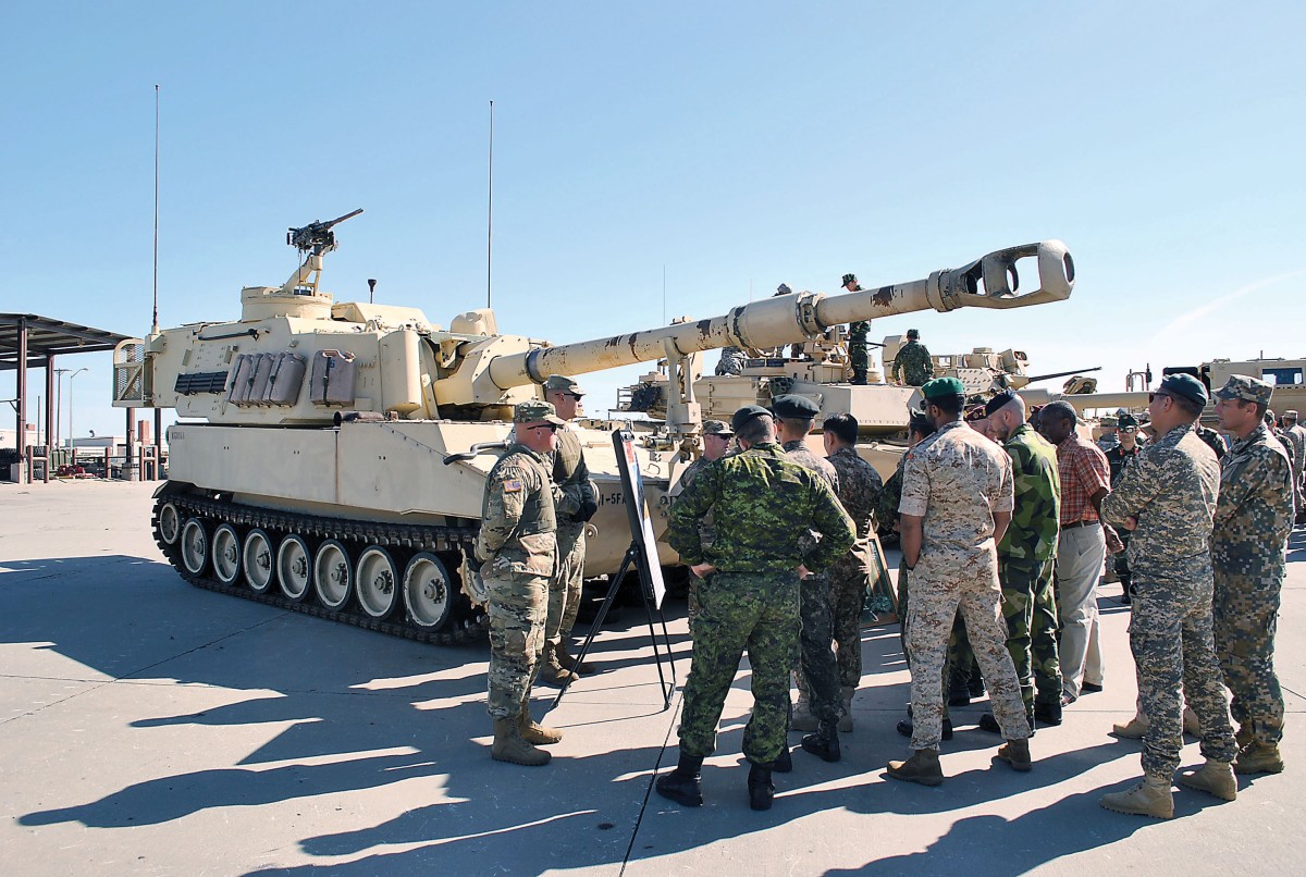 International Officers Training At Fort Leavenworth Visit Fort Riley ...