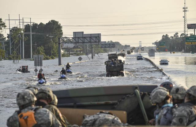 El Paso to Orange: Soldiers Travel 1000 Miles in Wake of Harvey