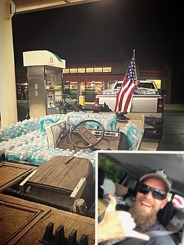 A 'boat load' of supplies